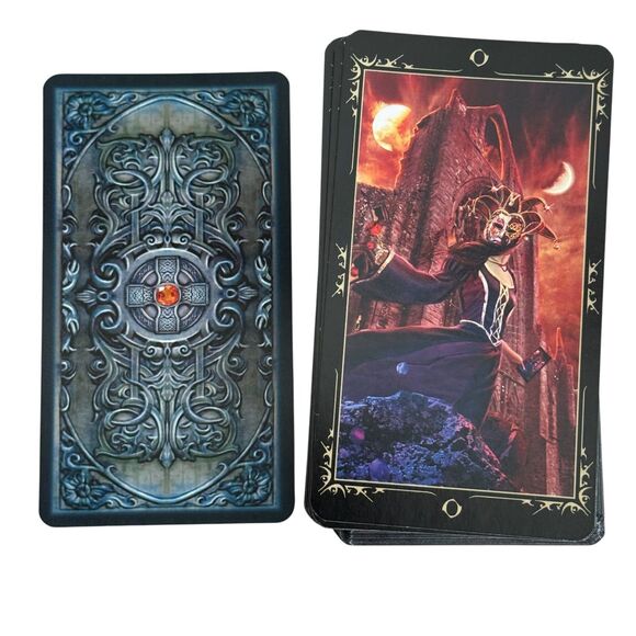 Dark Fairytale Tarot Deck 78 Cards Booklet Included Lo Scarabeo Gothic NEW - Picture 4 of 7